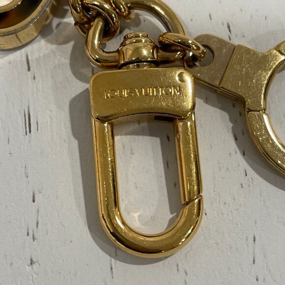 Louis Vuitton Tortoise Gold Porte Cles Confidence Key Holder/Bag Charm (JB1303) - Picture 2 of 4